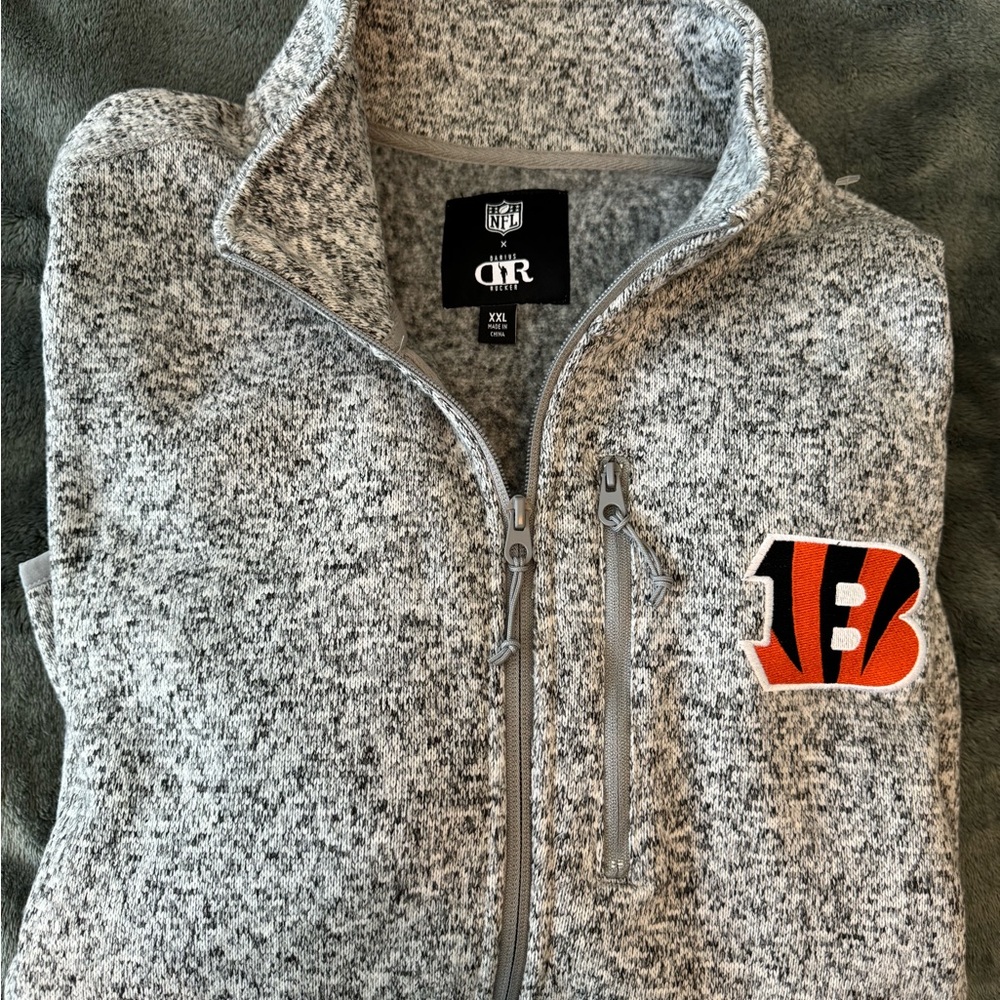 Men's NFL x Darius Rucker Collection by Fanatics Heather Gray Cincinnati Bengals - Picture 2 of 15